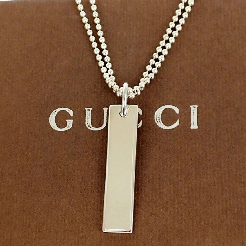 Gucci Logo Ball Chain Pendant Necklace #78427G16B